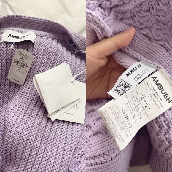 Ambush PATCHWORK KNIT CARDIGAN M - Picture 12 of 12